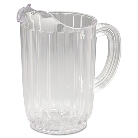 Rubbermaid Commercial Bouncer Plastic Pitcher, 32oz, Clear FG333600CLR